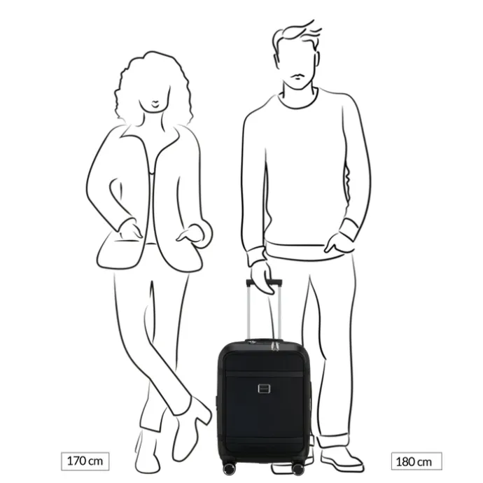 Samsonite Image Spinner 55/20 Expandable Easy Access black