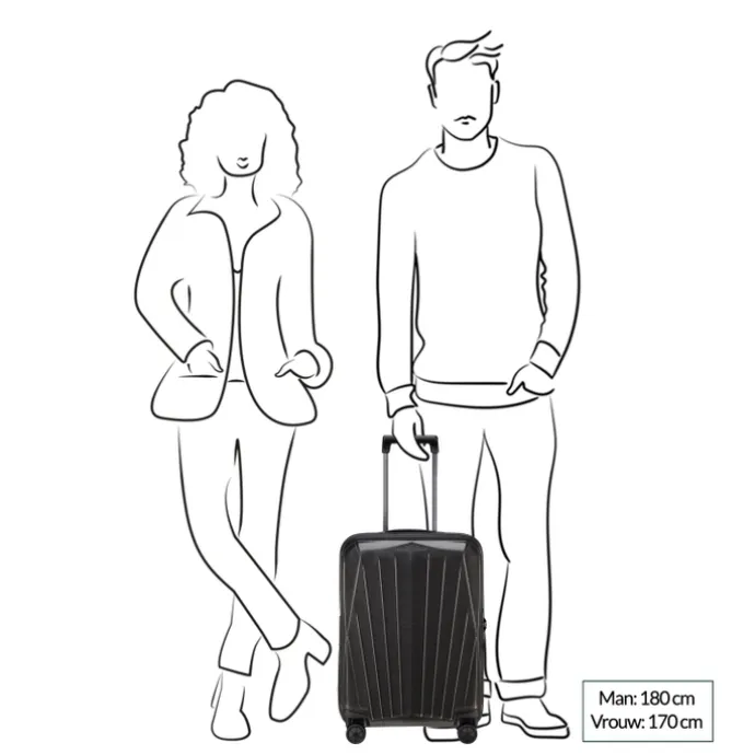 Samsonite Major-Lite Spinner 55 EXP saffron yellow