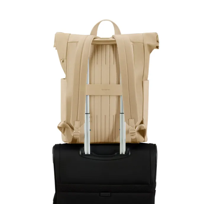 Samsonite 4Pack Laptop Rolltop Backpack 15.6" sand