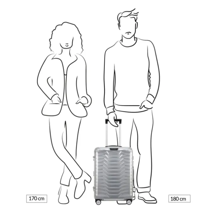 Samsonite Proxis Alu Spinner 55 aluminium