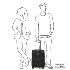 Samsonite Proxis Spinner 55 Expandable black