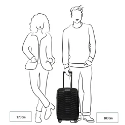 Samsonite Proxis Spinner  55/20 Expandable Length 35Cm flame
