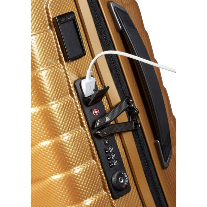Samsonite Proxis Spinner 55 Expandable honey gold