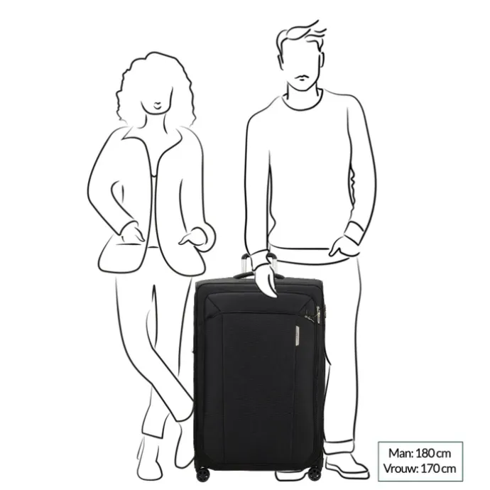 Samsonite Respark Spinner 82 Expandable ozone black