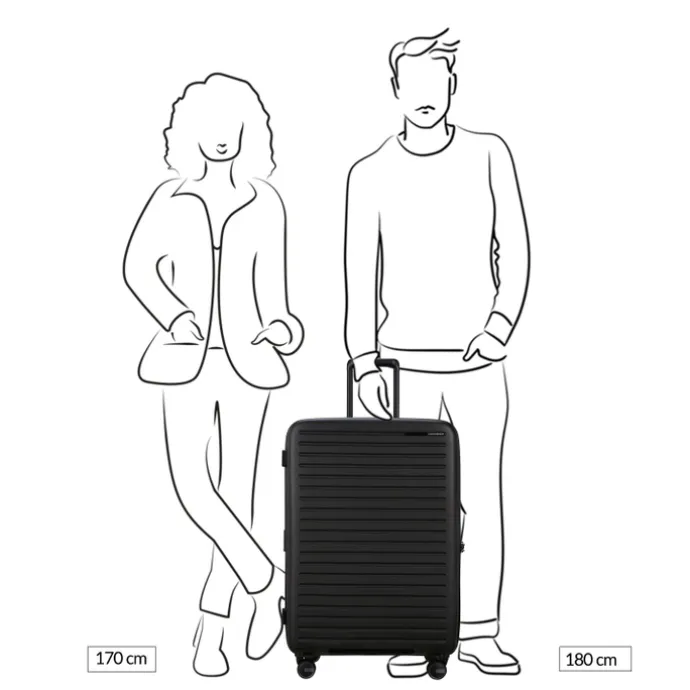 Samsonite Restackd Spinner 75 EXP black