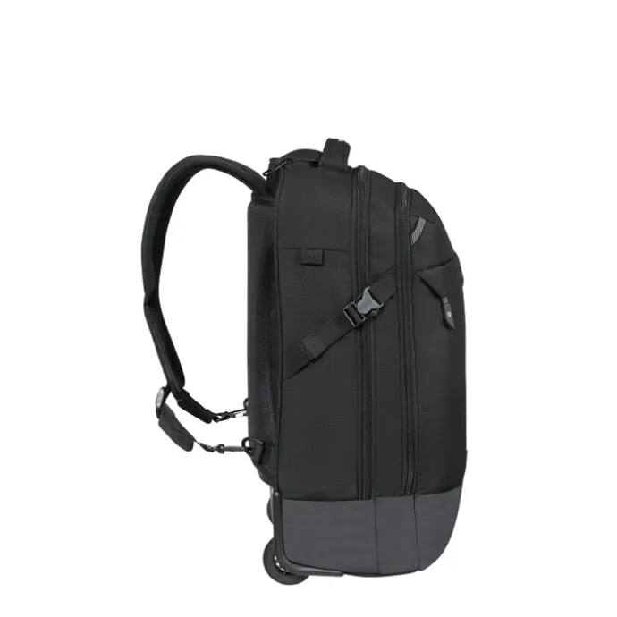 Samsonite Roadseeker Laptop Wheeled Backpack 17.3" deep black
