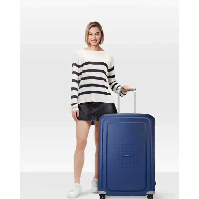 Samsonite S'Cure Spinner 75 dark blue