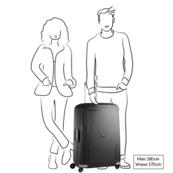 Samsonite S'Cure Spinner 75 aqua blue