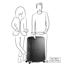 Samsonite S'Cure Spinner 81 aqua blue