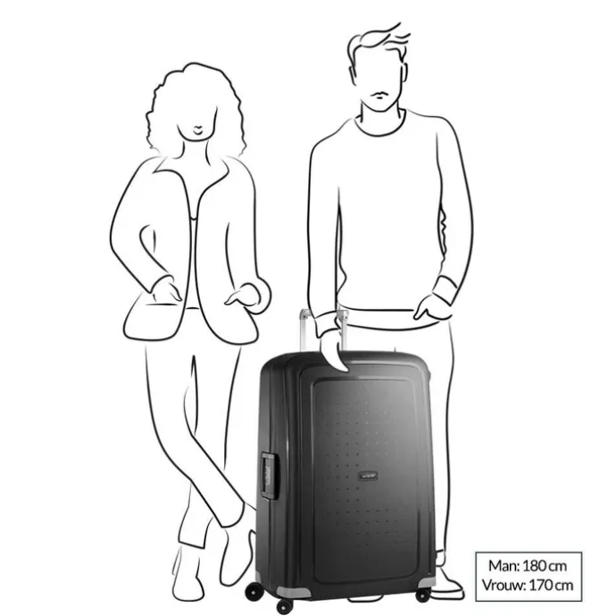 Samsonite S'Cure Spinner 81 aqua blue