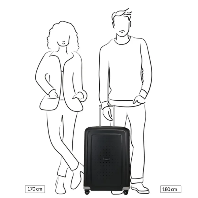 Samsonite S'Cure Spinner 69 silver