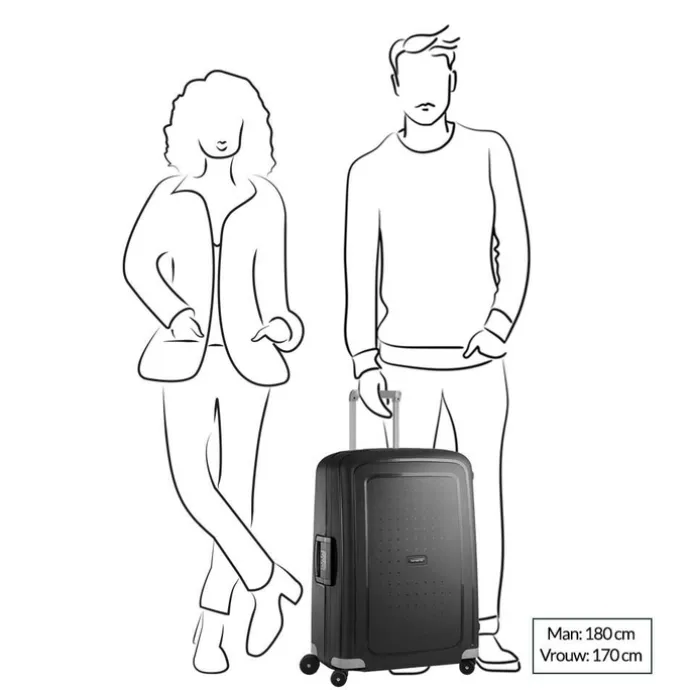 Samsonite S'Cure Spinner 69 aqua blue