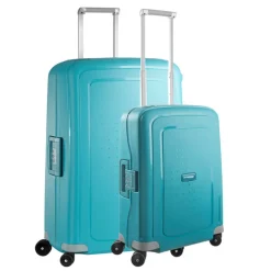 Samsonite S'Cure Spinner 55 + 75 Set aqua blue