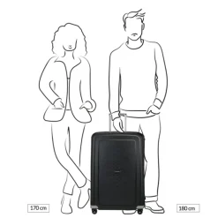 Samsonite S'Cure Spinner 75 crimson red