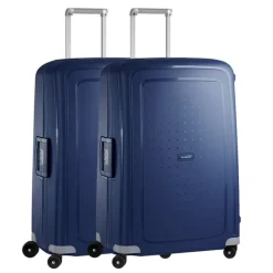 Samsonite S'Cure Spinner 75 Set van 2 dark blue
