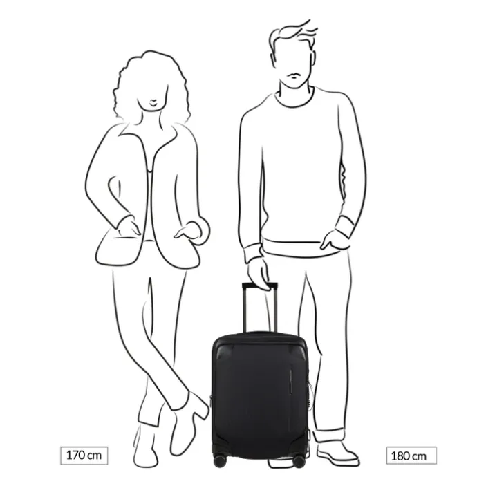 Samsonite Splendix Spinner 55 DF EXP green/black