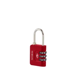 Samsonite TA Revolution Combilock 3 Dial TSA red
