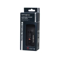 Samsonite TA Revolution Luggage Strap/TSA Lock black