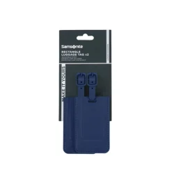 Samsonite TA Revolution Rectangle Luggage Tag X2 midnight blue