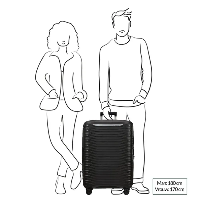 Samsonite Upscape Spinner 75 Expandable black
