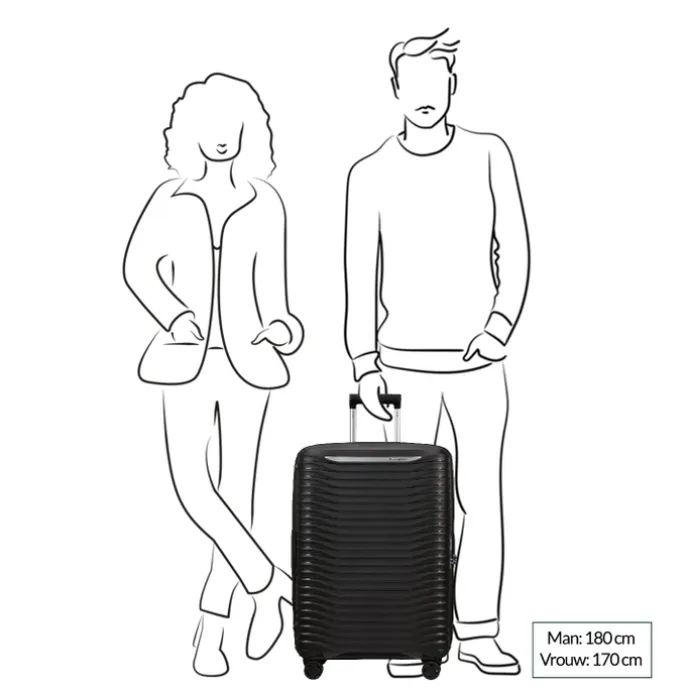 Samsonite Upscape Spinner 68 Expandable black