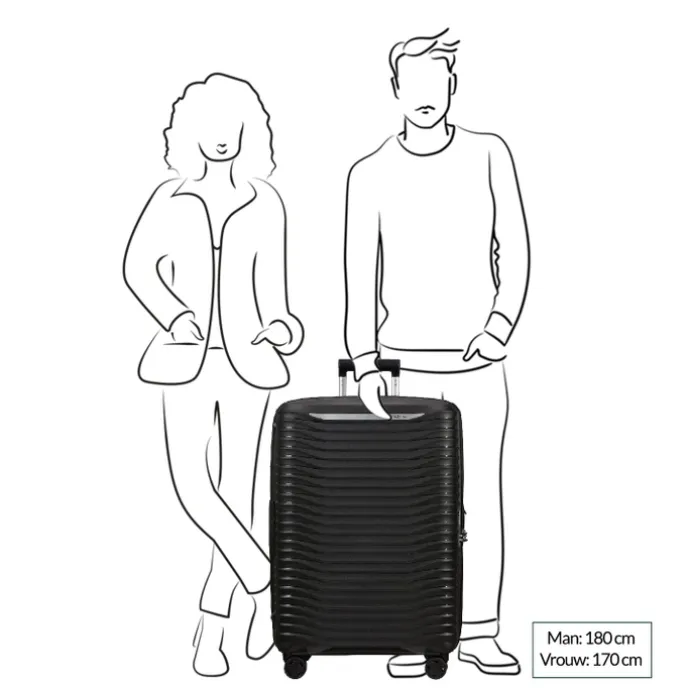 Samsonite Upscape Spinner 81 Expandable yellow