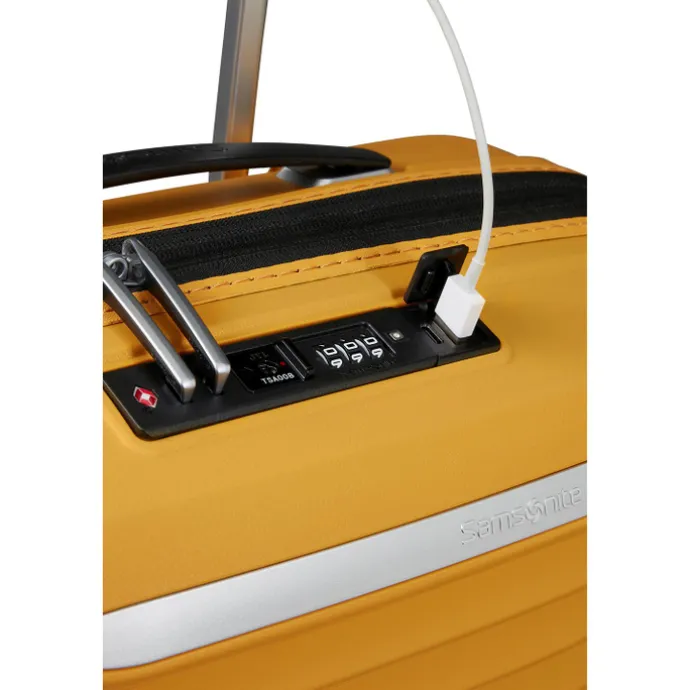 Samsonite Upscape Spinner 55 Expandable yellow