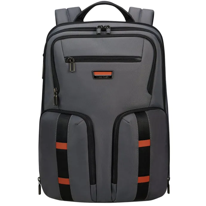 Samsonite Urban-Eye Backpack 15.6" 2 Pockets grey/cognac