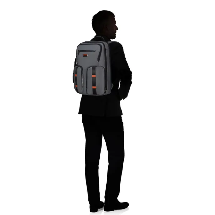 Samsonite Urban-Eye Backpack 15.6" 2 Pockets grey/cognac