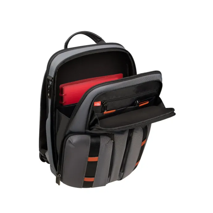 Samsonite Urban-Eye Backpack 15.6" 2 Pockets grey/cognac