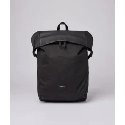 Sandqvist Alfred Backpack black with black webbing