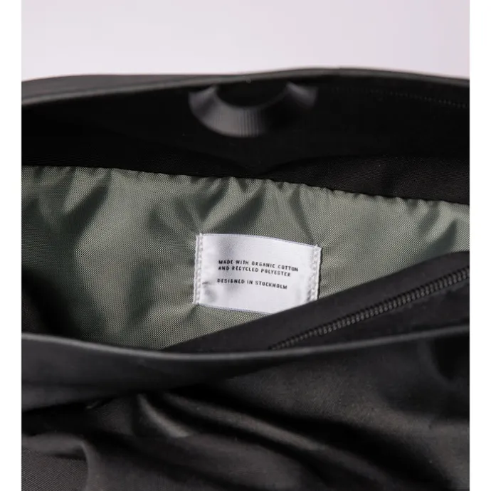 Sandqvist Alfred Backpack black with black webbing