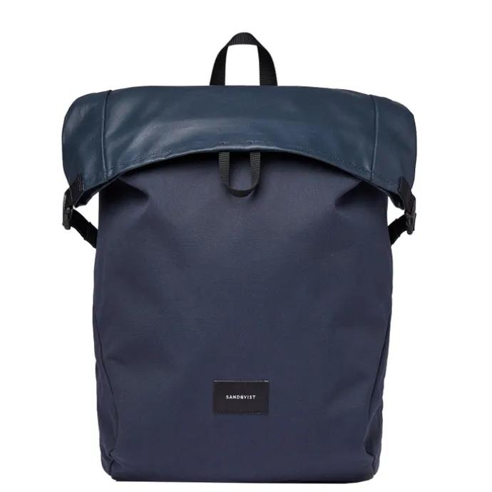 Sandqvist Alfred Backpack navy with black webbing