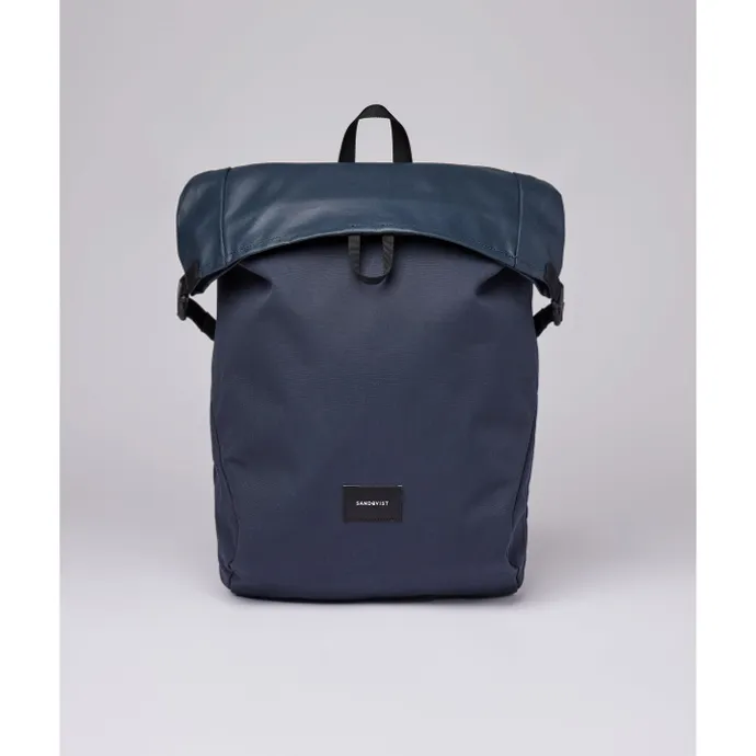 Sandqvist Alfred Backpack navy with black webbing