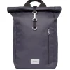 Sandqvist Ground Rolltop Backpack L asphalt with black webbing
