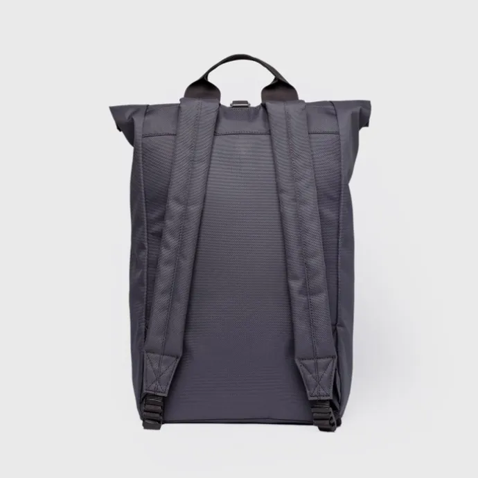 Sandqvist Ground Rolltop Backpack L asphalt with black webbing