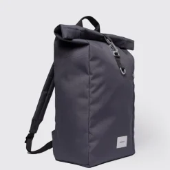 Sandqvist Ground Rolltop Backpack L asphalt with black webbing