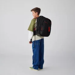 Satch Match School Backpack fire phantom