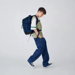 Satch Match School Backpack blue tech