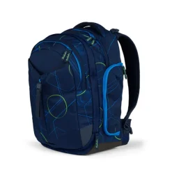 Satch Match School Backpack blue tech