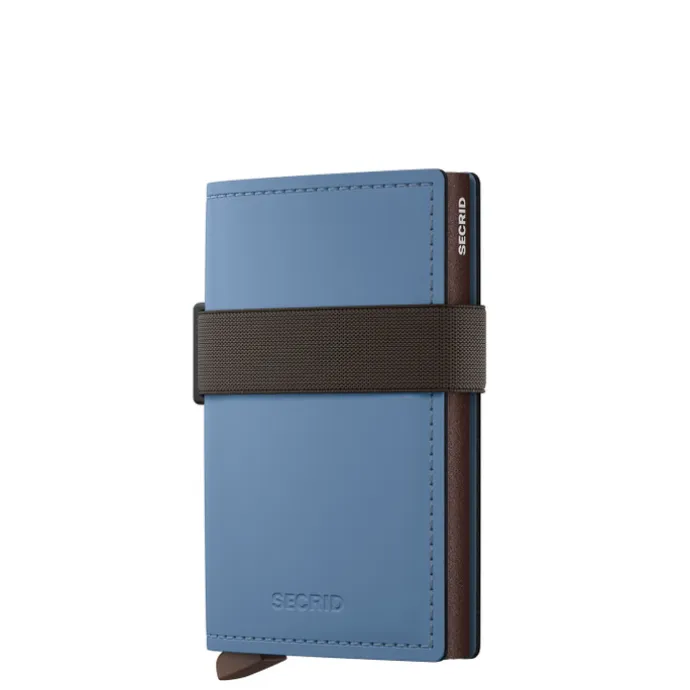 Secrid Bandwallet Matte steel blue-brown