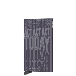 Secrid Cardprotector Laser act today dark purple