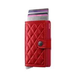 Secrid Miniwallet Emboss Diamond red