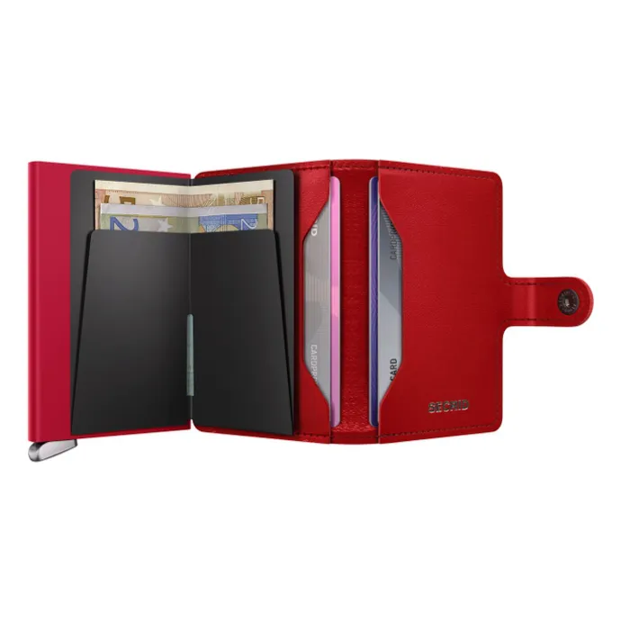 Secrid Miniwallet Emboss Diamond red