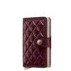 Secrid Miniwallet Emboss Diamond bordeaux