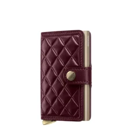 Secrid Miniwallet Emboss Diamond bordeaux