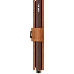Secrid Miniwallet Emboss Lines cognac