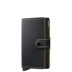 Secrid Miniwallet Matte black ochre
