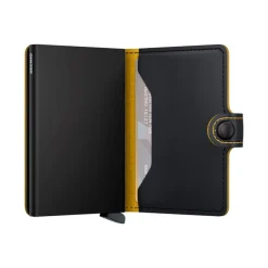Secrid Miniwallet Matte black ochre