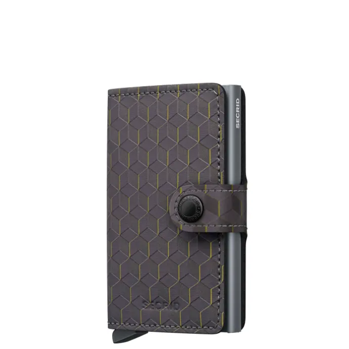 Secrid Miniwallet Optical grey-yellow
